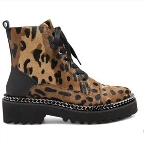Vince Camuto Mindinta Calf Hair Combat Boot